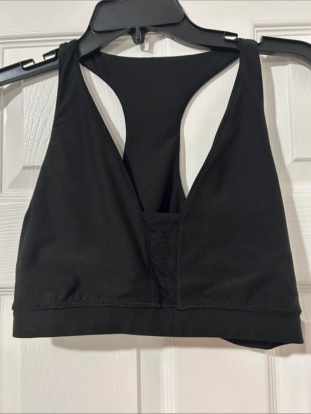 Maurices Black Deep-V Racerback Sports Bralette. No pads and not able to insert